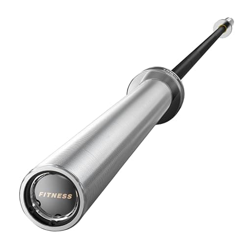 papababe 6.5 ft Women's Olympic Barbell (35 lb, 25 mm)