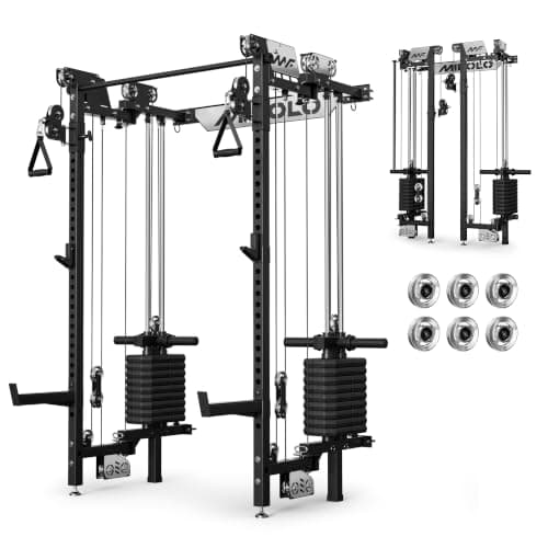 Mikolo Folding Wall-Mounted Rack with 100 lb Stack