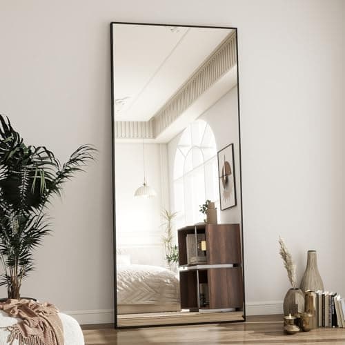 BEAUTYPEAK Full Length Mirror with Stand, 65" x 24"