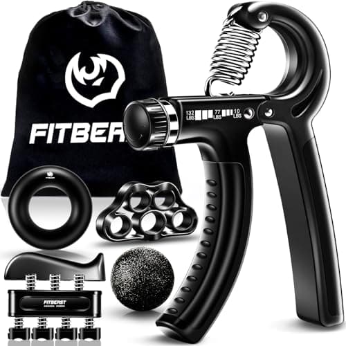 FitBeast Hand Grip Strengthener Kit (5-Piece)